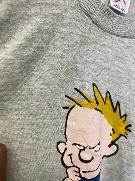 Vintage 1990 Bad Boyz Calvin Bad to the Bone T-Shirt L - Picture 4 of 6